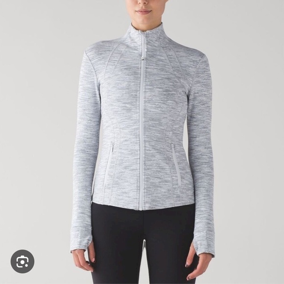 lululemon athletica Tops - Women's SPACE ICE GREY ALPINE WHITE Lululemon Define Jacket